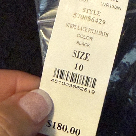 White House Black Market Black Strapless Dress - Picture 8 of 12